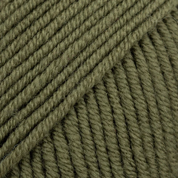 DROPS Merino Extra Fine 53 Verde musgo (Uni Colour)