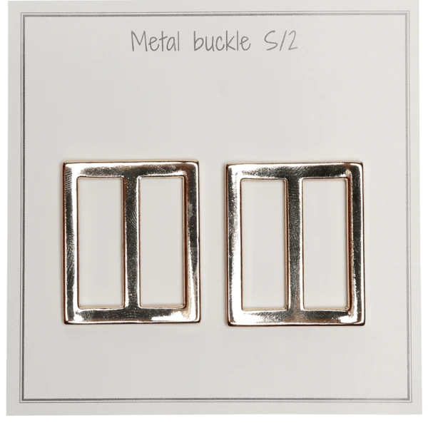Go Handmade Hebilla de Metal 31 x 28 mm, Oro