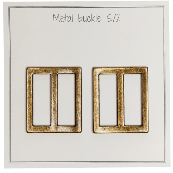 Go Handmade Hebilla de Metal 31 x 28 mm, Bronce
