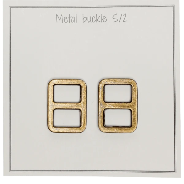 Go Handmade Hebilla de Metal 25 x 19 mm, Bronce