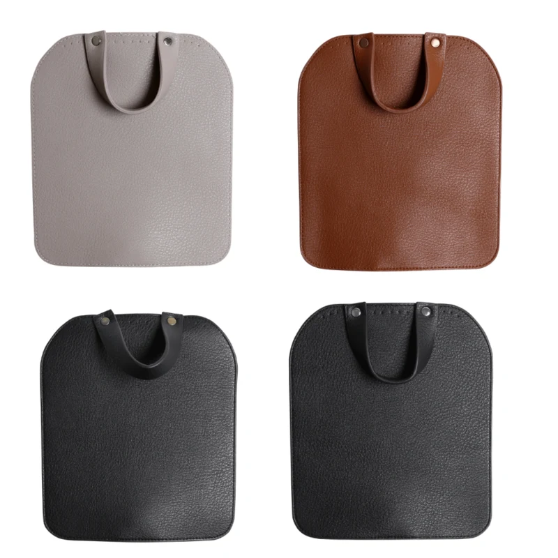 Go Handmade Solapa para Bolso: Parte delantera 19 x 22 cm: Beige/Plata, Marrón/Bronce, Negro/Bronce y Negro/Plata