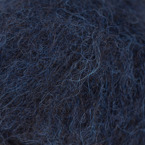 DROPS Brushed Alpaca Silk 42 Azul marino oscuro (Mix)