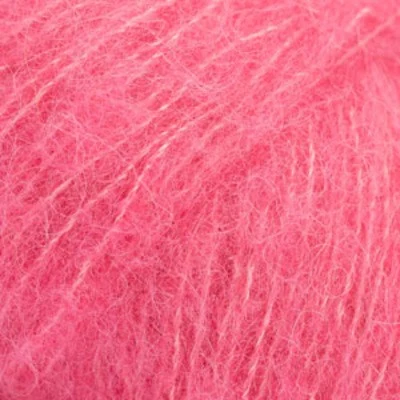DROPS BRUSHED Alpaca Silk 31 Rosa intenso (Uni colour)