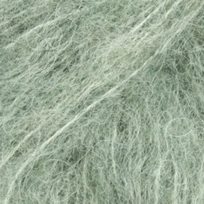 DROPS BRUSHED Alpaca Silk 21 verde salvia (Uni colour)