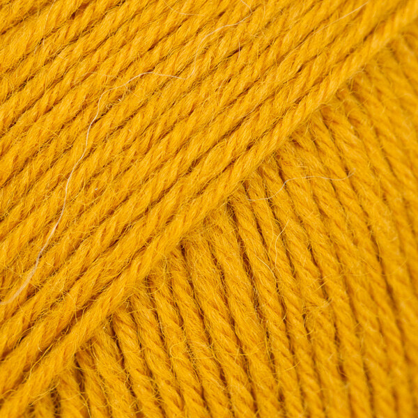 DROPS Fabel Uni Colour 111 Amarillo mostaza