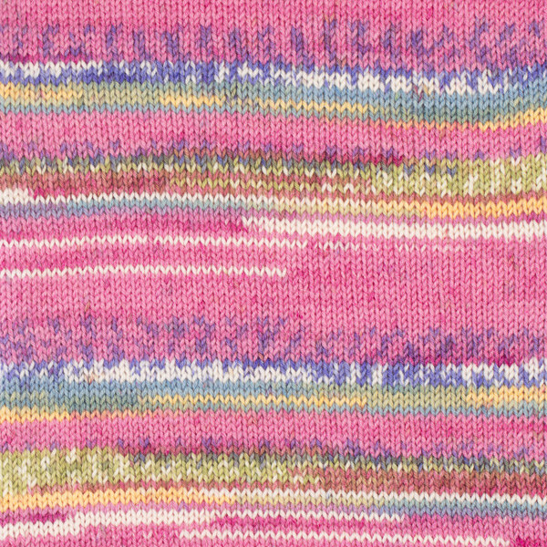 DROPS Fabel Print 161 Rosado ensueño