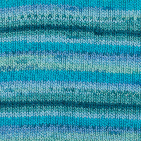 DROPS Fabel Print 340 Laguna azul