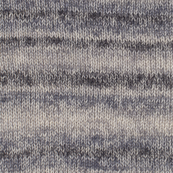 DROPS Fabel Long Print 602 Zorro plateado