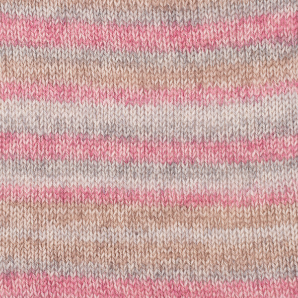 DROPS Fabel Long Print 623 Rosa niebla