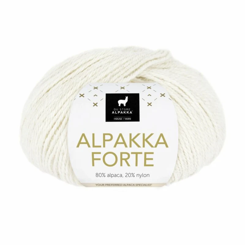 Du Store Alpakka Forte 717 Blanco