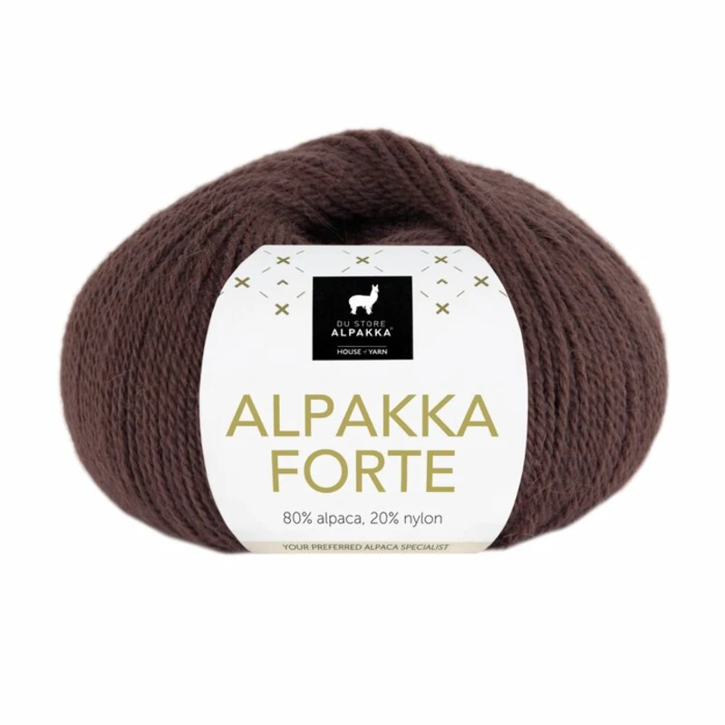 Du Store Alpakka Forte 734 Marrón