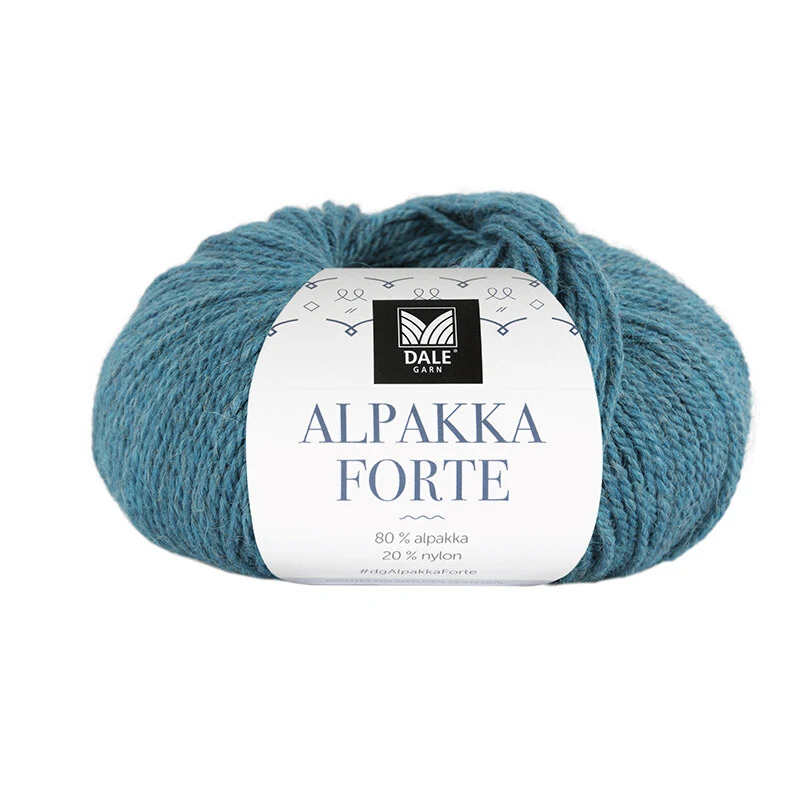 Du Store Alpakka Forte 722 Verde marino jaspeado