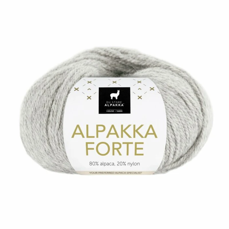 Du Store Alpakka Forte 716 Gris claro jaspeado
