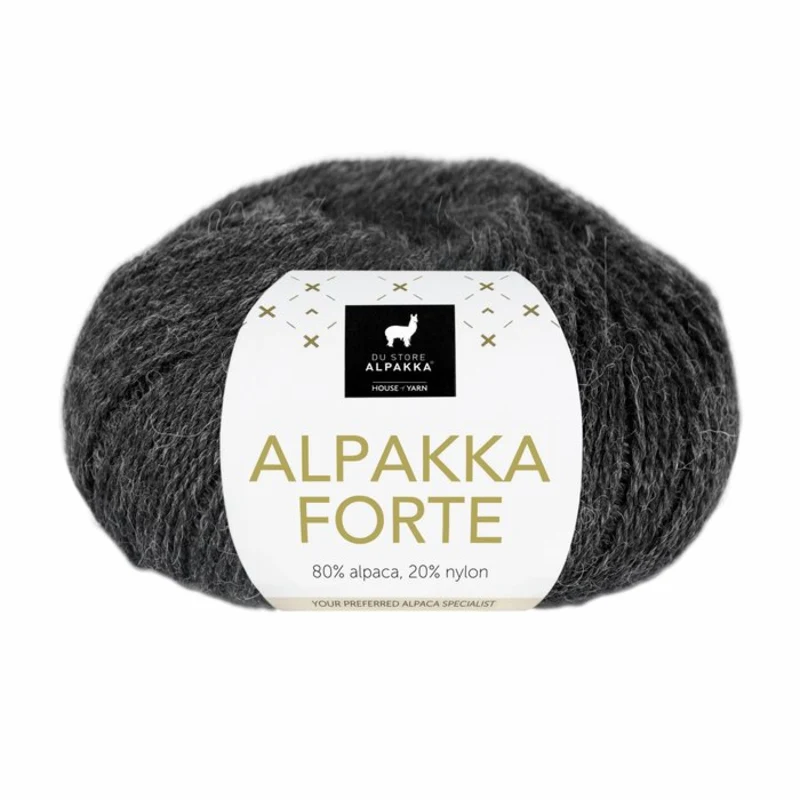 Du Store Alpakka Forte 710 Gris-negro moteado