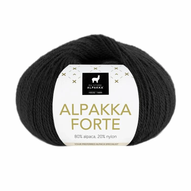 Du Store Alpakka Forte 733 Negro