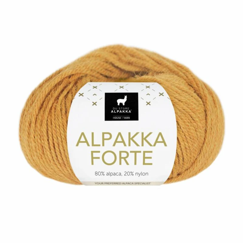Du Store Alpakka Forte 718 Amarillo maíz moteado