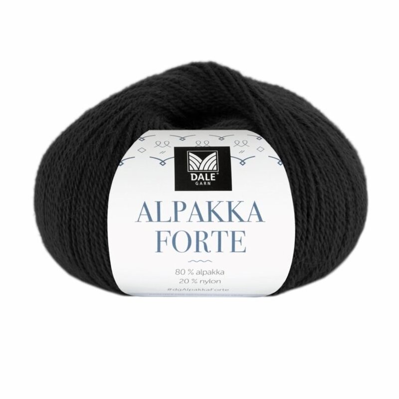 Dale Alpakka Forte 733 Negro