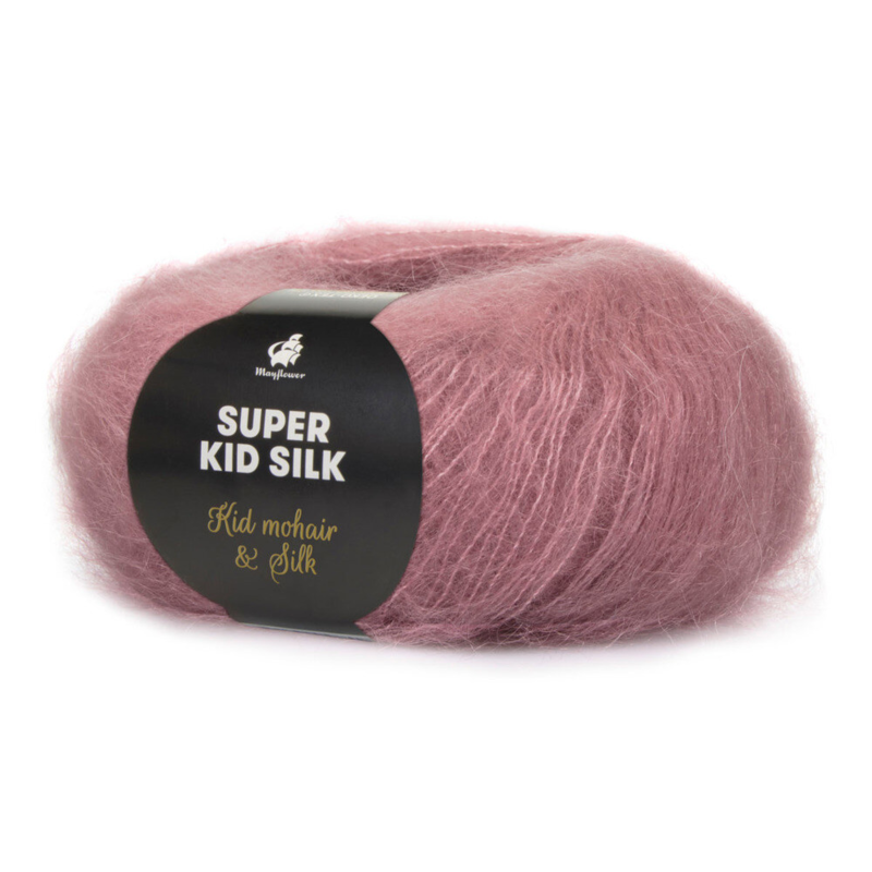 Mayflower Super Kid Silk 113 Rosa ceniza