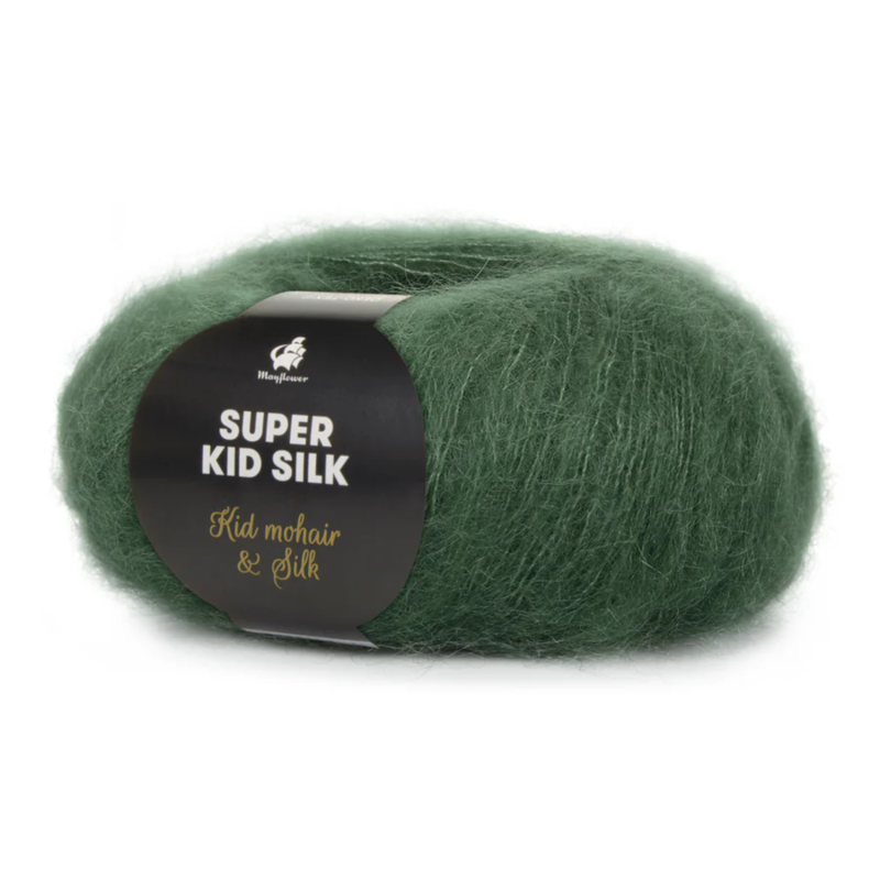 Mayflower Super Kid Silk 126 Oliva oscuro