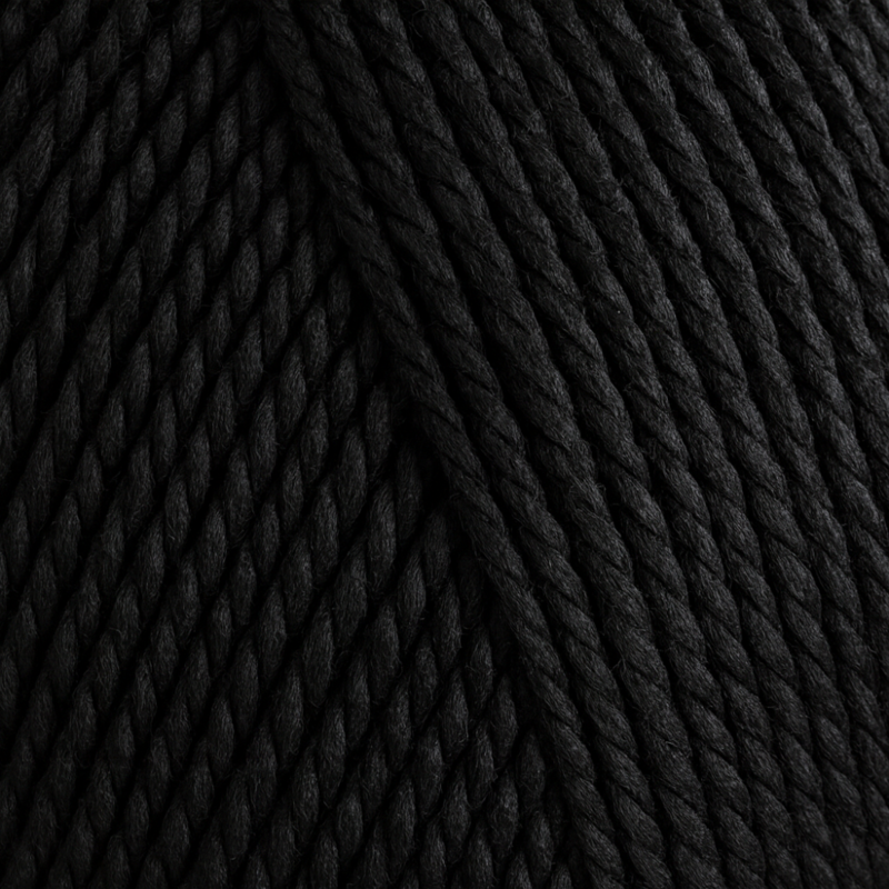 BC Garn Semilla OB02 Negro (Ecológico pero no certificado GOTS)