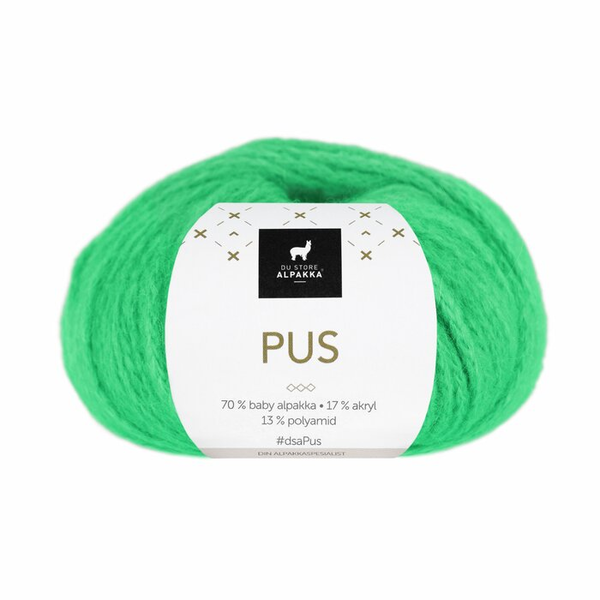 Du Store Alpakka Pus 4055 Verde brillante