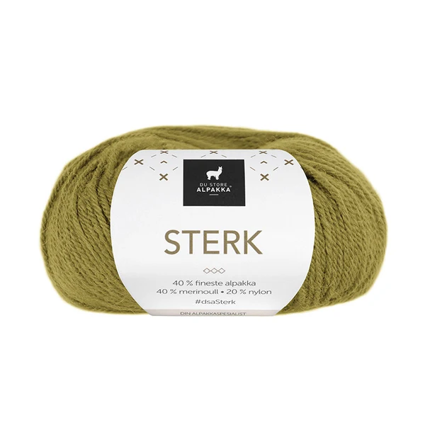 Du Store Alpakka Sterk 843 Verde amarillento