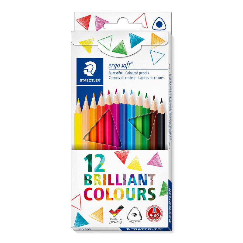 STAEDTLER Ergosoft 157, Lápices de colores, 12 unidades