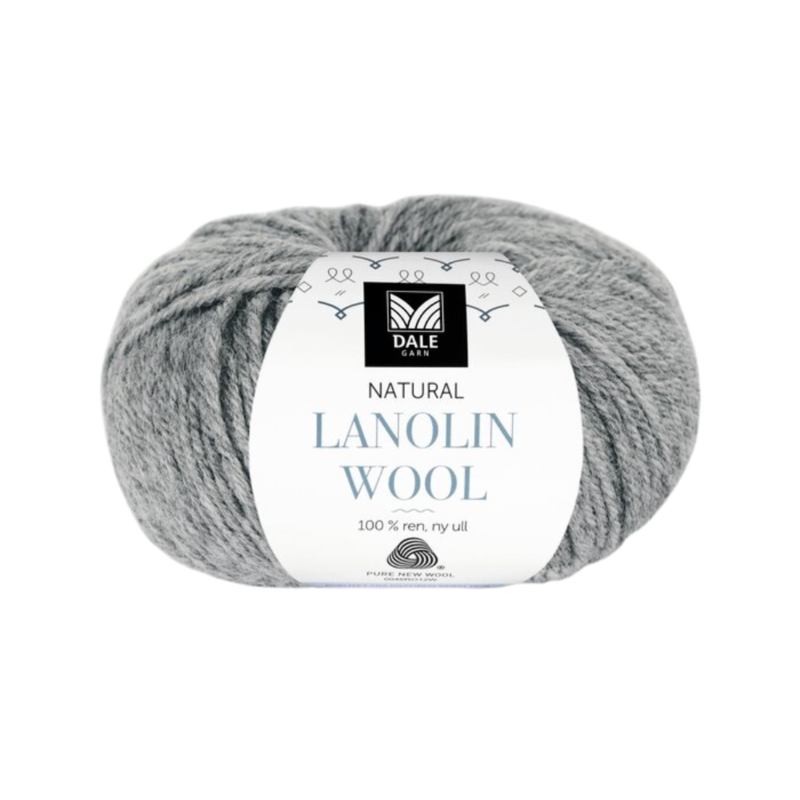 Dale Lanolin Wool 1420 Gris jaspeado