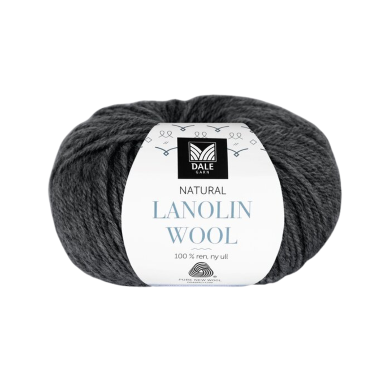 Dale Lanolin Wool 1431 Antracita jaspeado