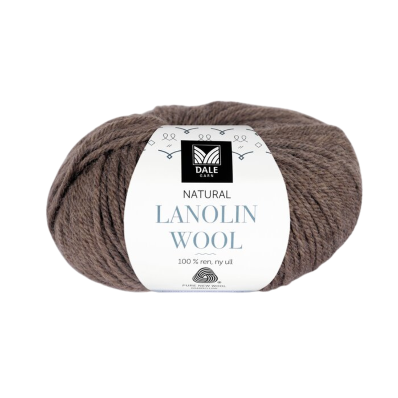 Dale Lanolin Wool 1423 Marrón jaspeado