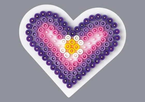 Hama Midi Stiftplade 236 Lille Hjerte