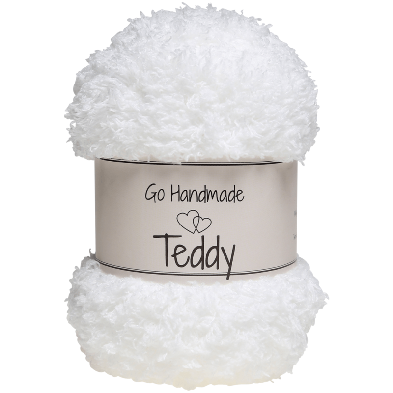 Go Handmade Teddy 17379 Blanco