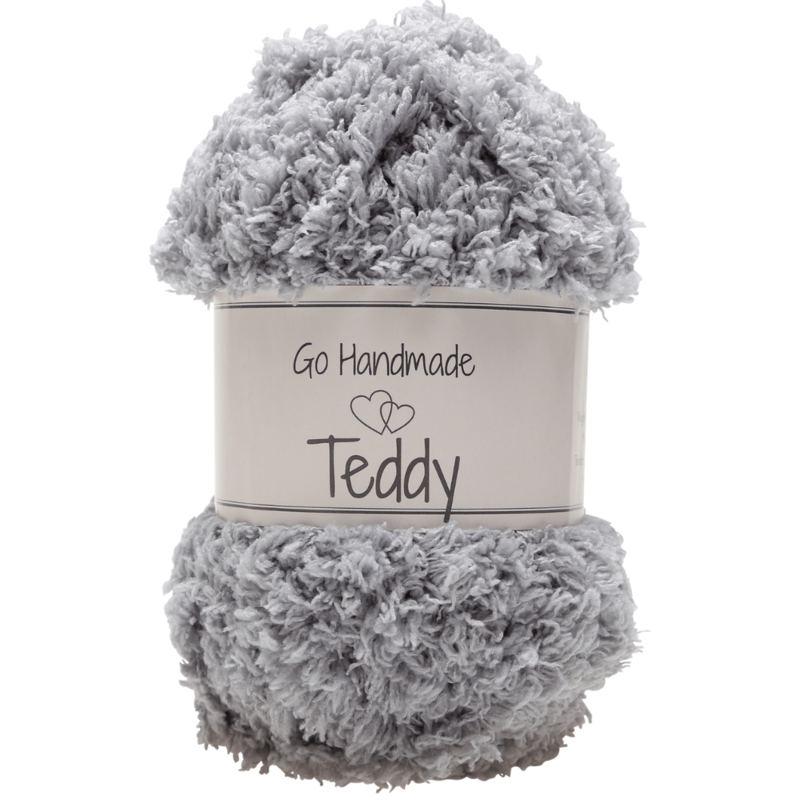 Go Handmade Teddy 17347 Gris claro