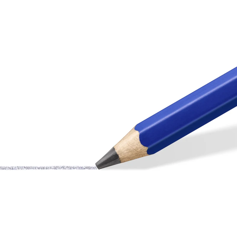 STAEDTLER Mars Lumograph Lápiz de grafito acuarelable, 3 + 1 ud. – Primer plano