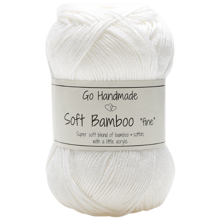 Go Handmade Soft Bamboo Fine 17423 Blanco