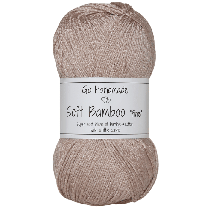 Go Handmade Soft Bamboo Fine 17429 Marrón pastel