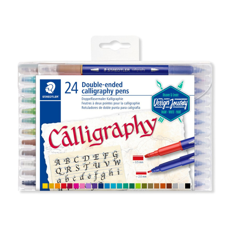 STAEDTLER Marcadores de Caligrafía de Doble Punta