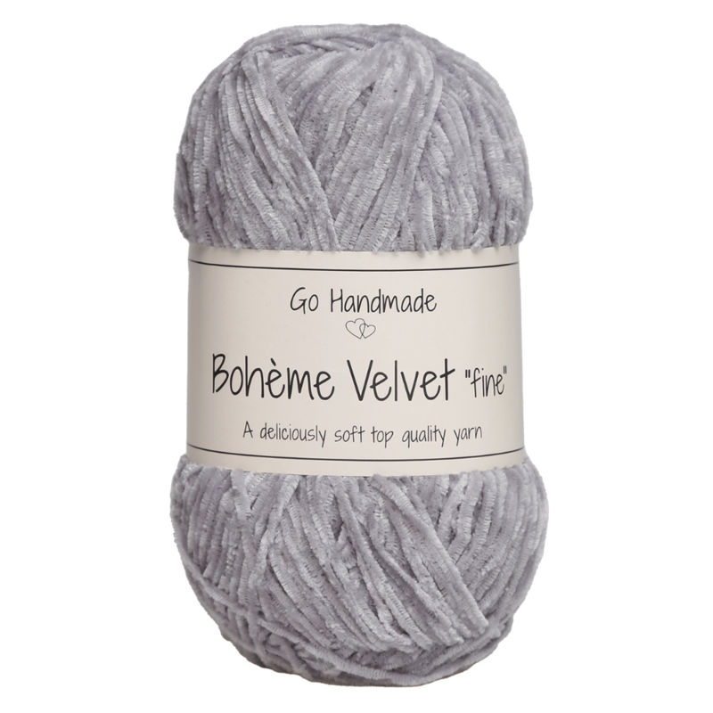 Go Handmade Bohème Velvet Fine 17604 Gris