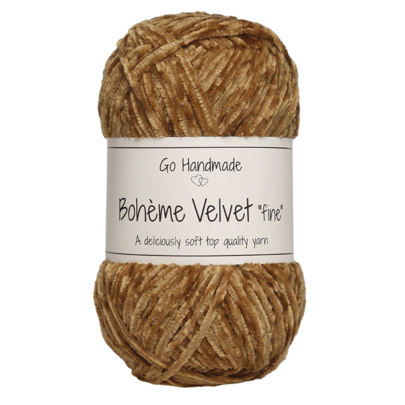 Go Handmade Bohème Velvet Fine 17613 Curry añejo