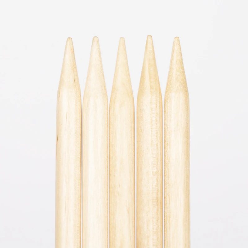 DROPS Basic Agujas de Doble Punta Madera 20 cm (5.50-12.00 mm)