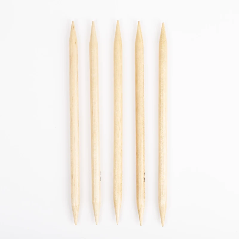 DROPS Basic Agujas de Doble Punta Madera 20 cm (5.50-12.00 mm)