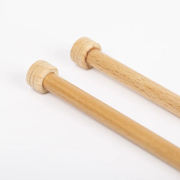 DROPS Basic Agujas Rectas Madera 35 cm (5.50-10.00 mm)
