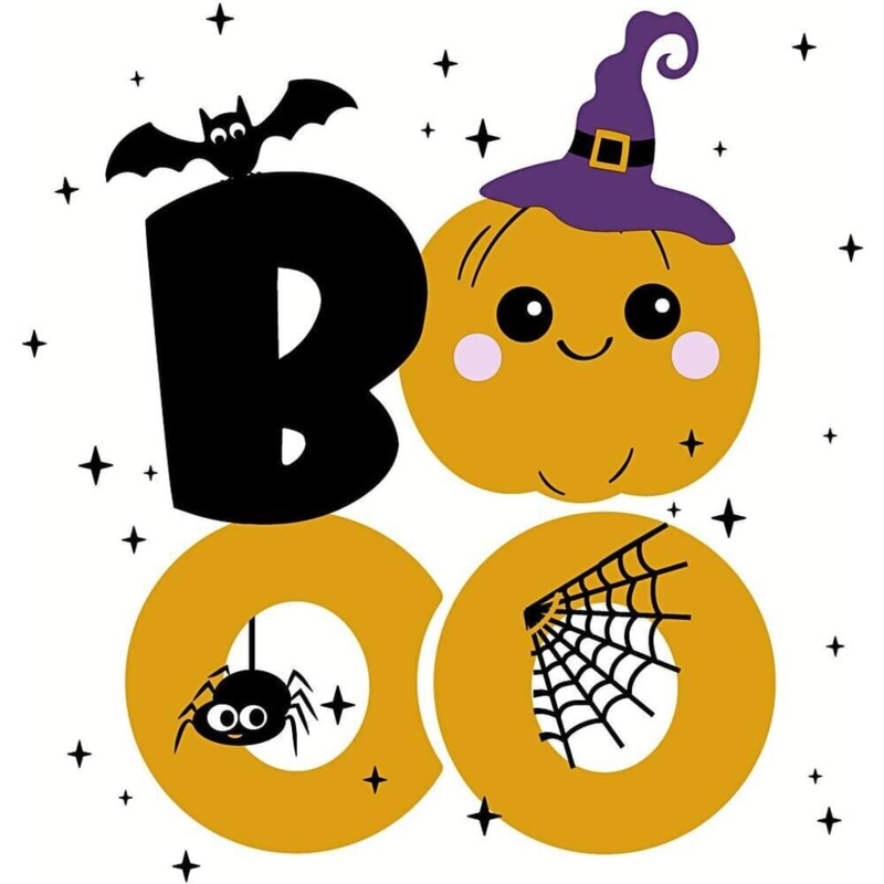 Servilletas, Halloween, 33x33 cm, 20 uds. Boo