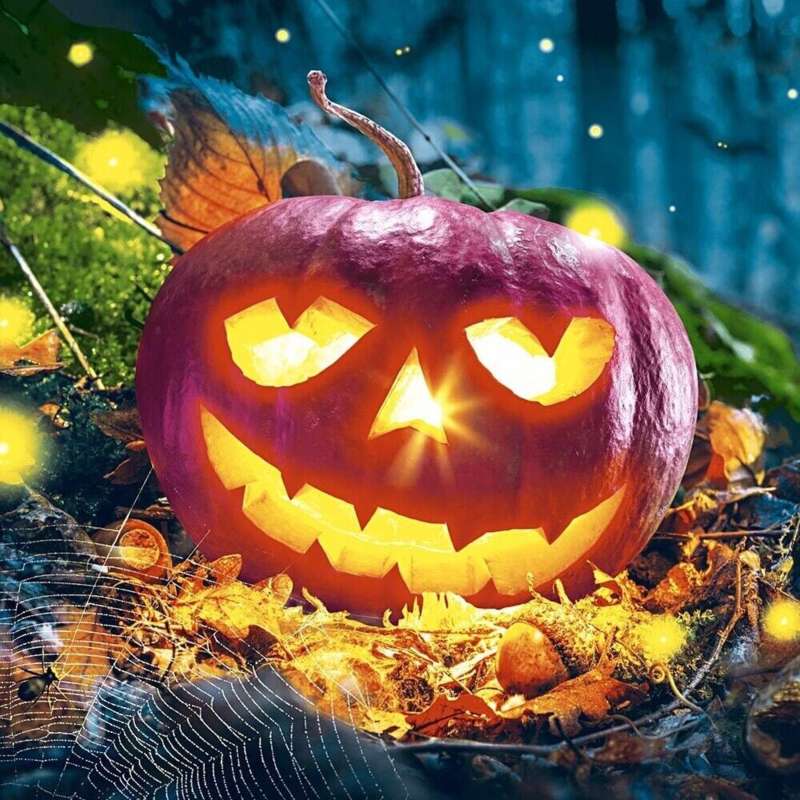 Servilletas, Halloween, 33x33 cm, 20 uds. Calabaza