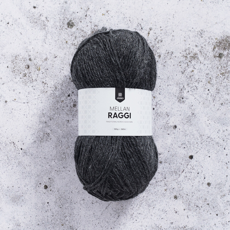 Järbo Mellanraggi 100g 28390 Ash Grey