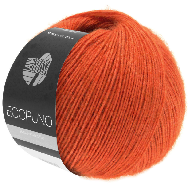 Lana Grossa Ecopuno 34 Rojo-naranja