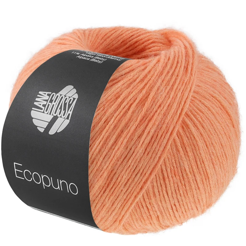 Lana Grossa Ecopuno 229 Naranja salmón
