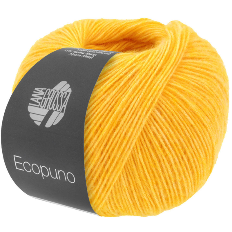 Lana Grossa Ecopuno 95 Amarillo limón