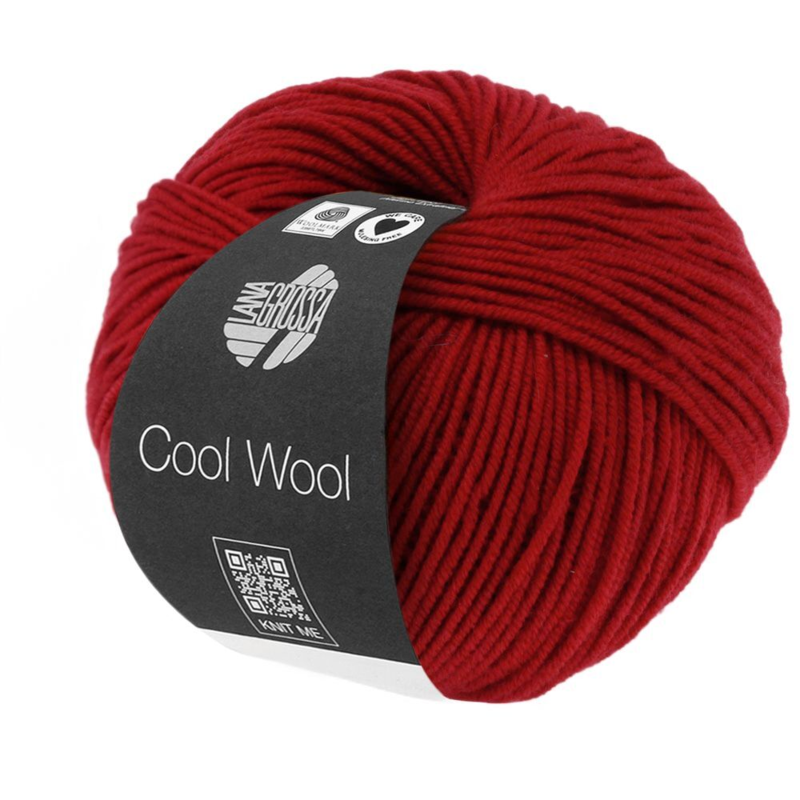 Lana Grossa Cool Wool 514 Rojo oscuro