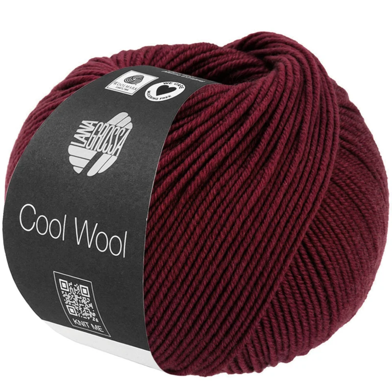 Lana Grossa Cool Wool 2124 Rojo rosa oscuro